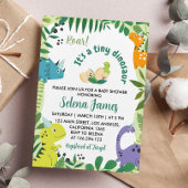 Invitation Baby shower Dinosaur