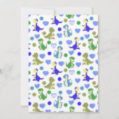 Invitation Baby shower Dinosaur Cute (Dos)