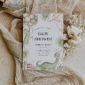 Invitation Baby shower Dinosaur mariage