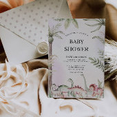 Invitation Baby shower Dinosaur mariage