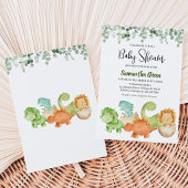 Invitation Baby Shower Dinosaure