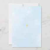 Invitation Baby shower d'interurbain virtuel en ligne par cou (Dos)