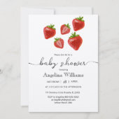 Invitation Baby shower d'invitation. (Devant)