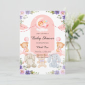 Invitation Baby shower d'invitation (Debout devant)