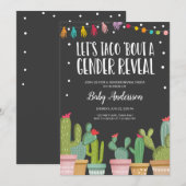 Invitation Baby shower d'invitation à la fête de la révélatio (Devant / Derrière)