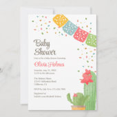 Invitation Baby shower d'invitation au Baby shower Fiesta Mex (Devant)