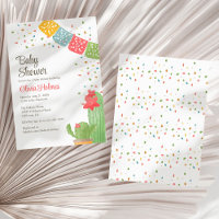 Baby shower d'invitation au Baby shower Fiesta Mex
