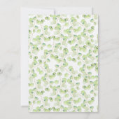 Invitation Baby shower d'invitation avec des designs charmant (Dos)