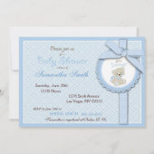 Invitation Baby shower d'invitation pour les ours en peluche (Dos)