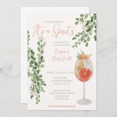Invitation Baby shower d'invitation/Sprinkle/Spritz (Devant / Derrière)