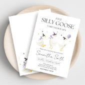 Invitation Baby shower d'oie