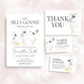 Invitation Baby shower d'oie