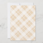 Invitation Baby shower d'oie fine (Dos)