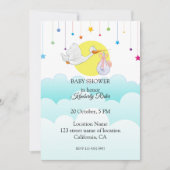 Invitation Baby shower d'oiseaux de bébé (Devant)