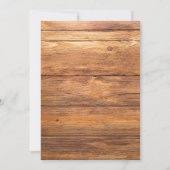 Invitation Baby shower d'olive (Dos)