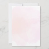 Invitation Baby Shower Donuts saupoudrés Rose Fille  (Dos)