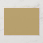 Invitation Baby shower d'or blanc moderne (Dos)