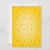 Invitation Baby shower d'or de Little Boo Ghost Citrouille (Dos)