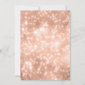 Invitation Baby shower d'or Rose de Bush Big Casquette du Ke (Dos)