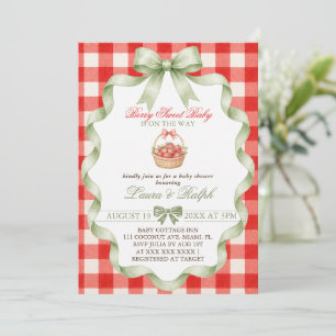 Invitation Baby Shower Douceur de Fruits