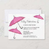 Invitation Baby shower| Douche (Devant)