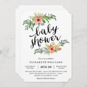 Invitation Baby shower douche la plus douce (Devant / Derrière)