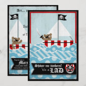 Invitation Baby shower d'ours en peluche (Devant / Derrière)