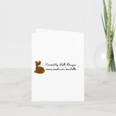 Invitation Baby shower d'ours en peluche rose (Dos)