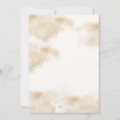 Invitation Baby shower d'ours neutre pour les femmes Nous pou (Dos)