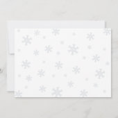 Invitation Baby shower d'ours polaire pour bébé père Noël (Dos)