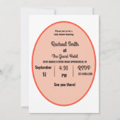 Invitation Baby shower d'ours rose vert et jaune (Dos)