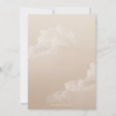 Invitation Baby shower doux Fluffy Animaux (Dos)