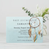 Invitation Baby shower Dream Catcher (Debout devant)