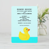 Invitation Baby-Shower drôle (Debout devant)