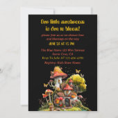 Invitation Baby shower du champignon Woodland (Devant)