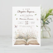 Invitation Baby shower du chapitre suivant (Debout devant)