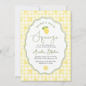 Invitation Baby Shower du Citron Maman (Devant)