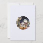 Invitation Baby shower du Citrouille d'Halloween Boo (Dos)