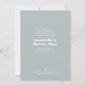 Invitation Baby shower du couple d'effort conjoint (Dos)