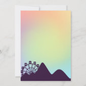 Invitation Baby shower du Festival de musique tropicale (Dos)