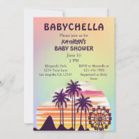 Baby shower du Festival de musique tropicale