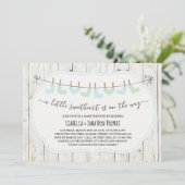 Invitation Baby shower du Garçon de la fête des Valentines (Debout devant)