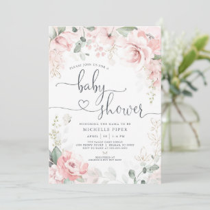 Invitation Baby shower du jardin de printemps