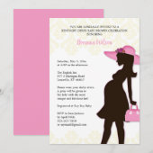 Invitation Baby shower du Kentucky Derby (Devant / Derrière)
