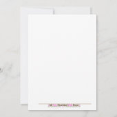 Invitation Baby shower du Lion Roi de la Jungle 5x7 Invitatio (Dos)