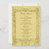 Invitation Baby shower du Mad Hatter's Wonderland Tea Party (Dos)