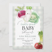 Invitation Baby shower du marché de l'éleveur de bébés local (Devant)