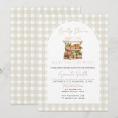 Invitation Baby shower du marché de l'éleveur de bébés local (Devant / Derrière)