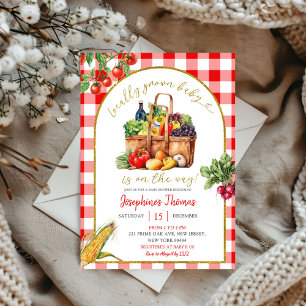 Invitation Baby shower du marché de l'éleveur de bébés local