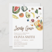 Invitation Baby shower du marché des producteurs de bébés cul (Devant)